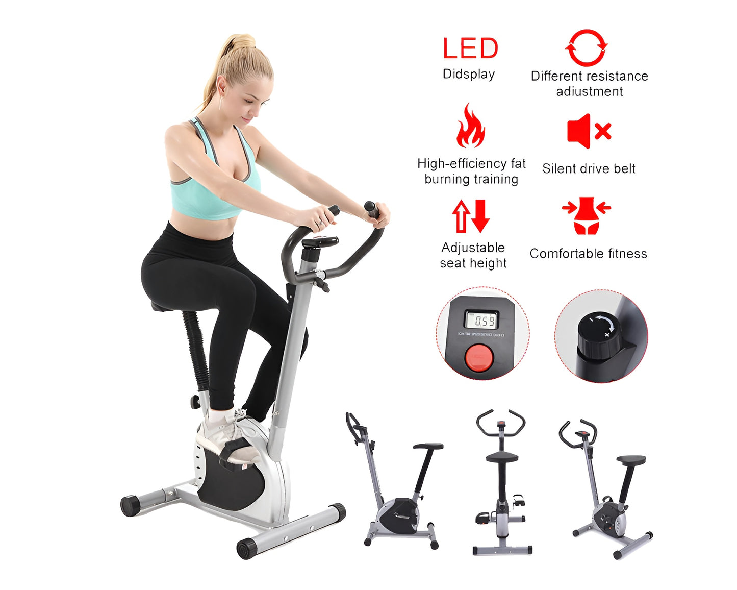 Exercise Bike for Home & Gym