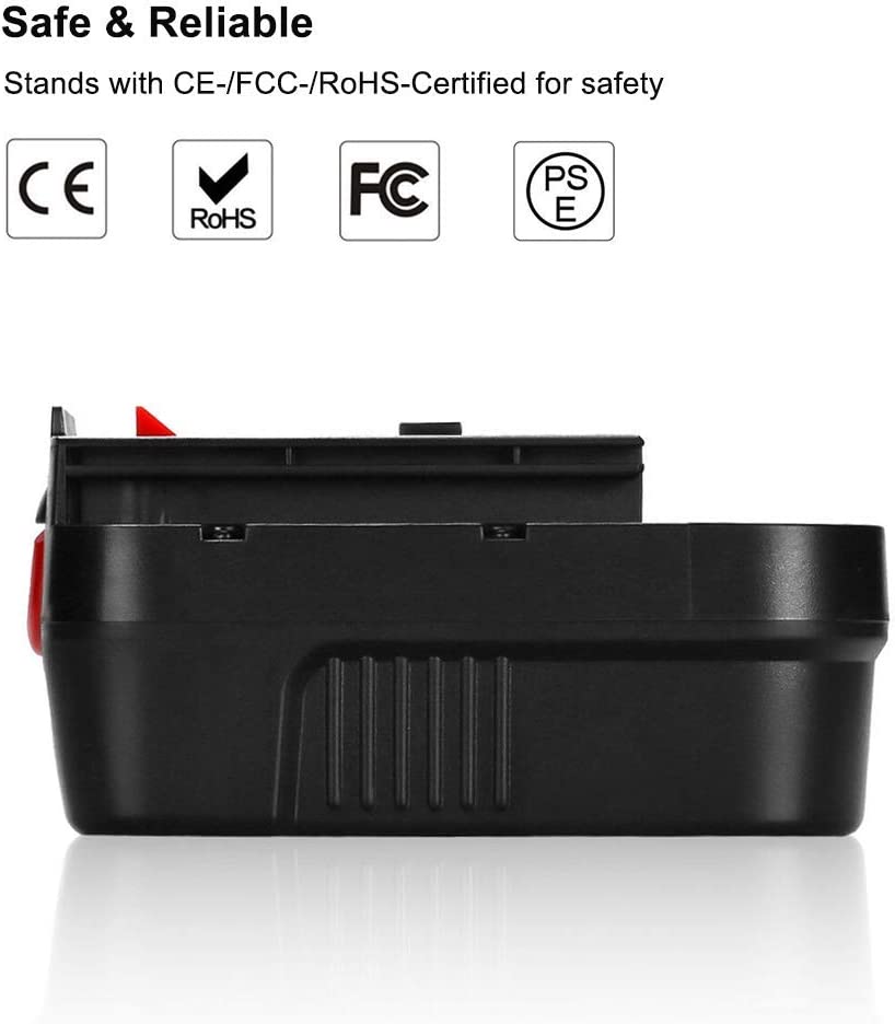 Replacement Battery for Black and Decker 18V