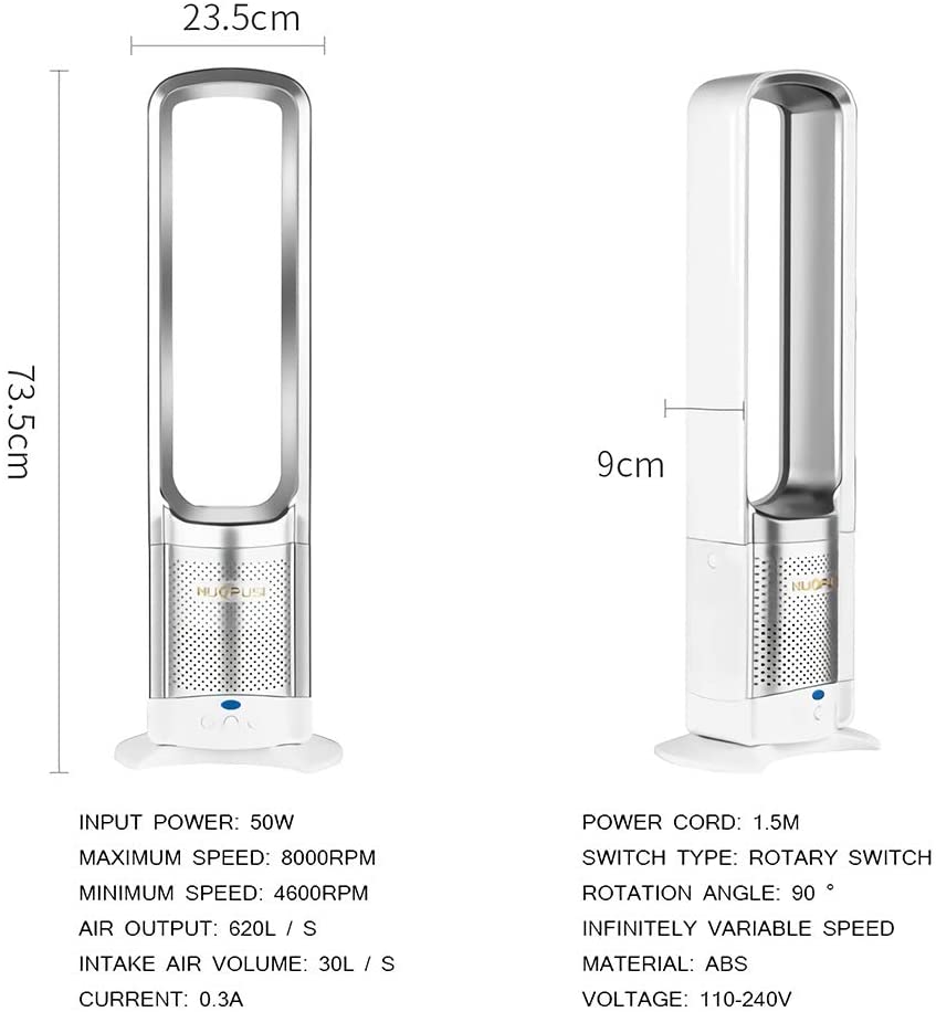 Bladeless Fan 32 inch with remote