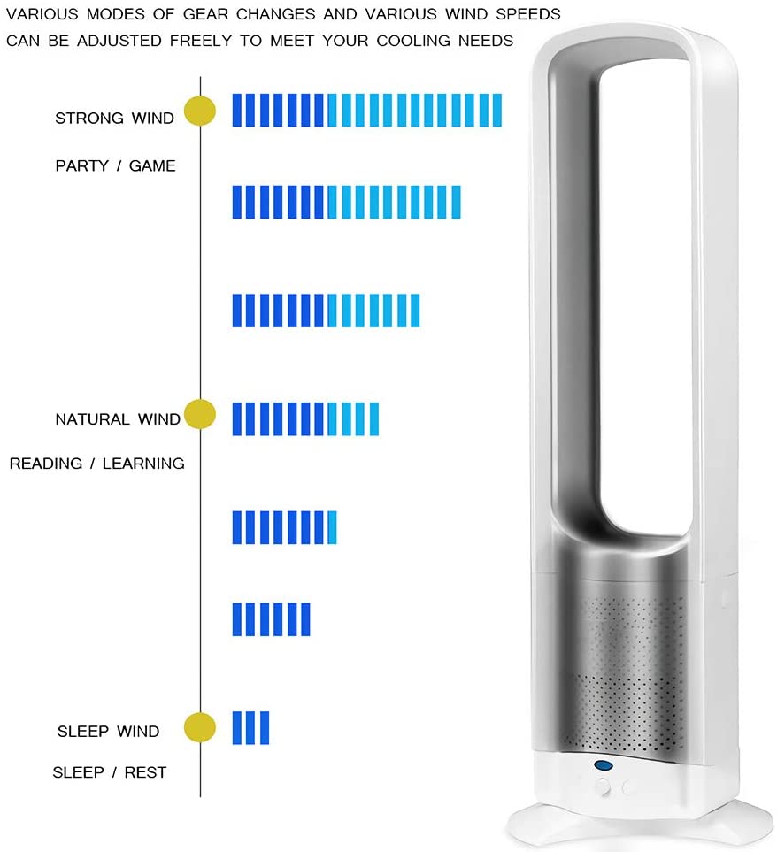 Bladeless Fan 32 inch with remote