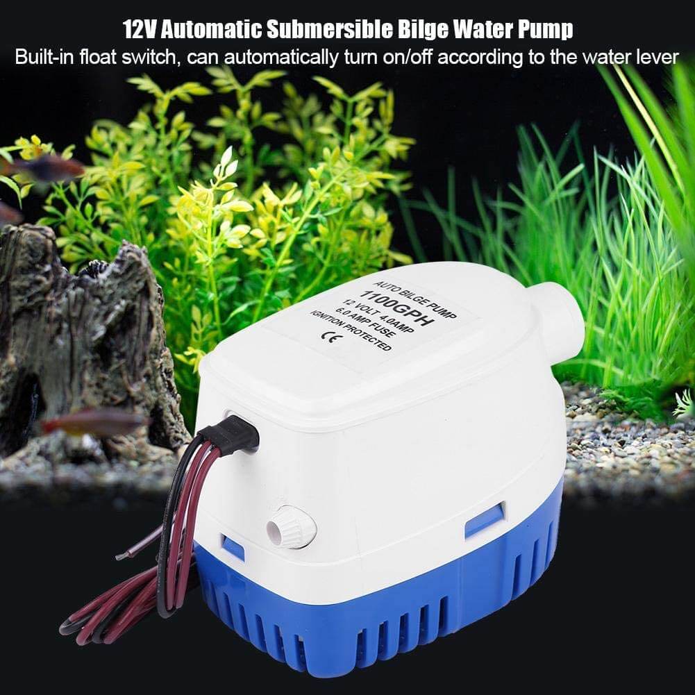 Automatic Bilge Pump 1100Gph 12V Marine Automatic Submersible Bilge