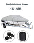 18-20ft Boat Cover Heavy Duty Trailerable Cover