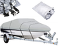 Boat Cover Heavy Duty – Waterproof UV-Protected Boat Cover Silver 16–18ft