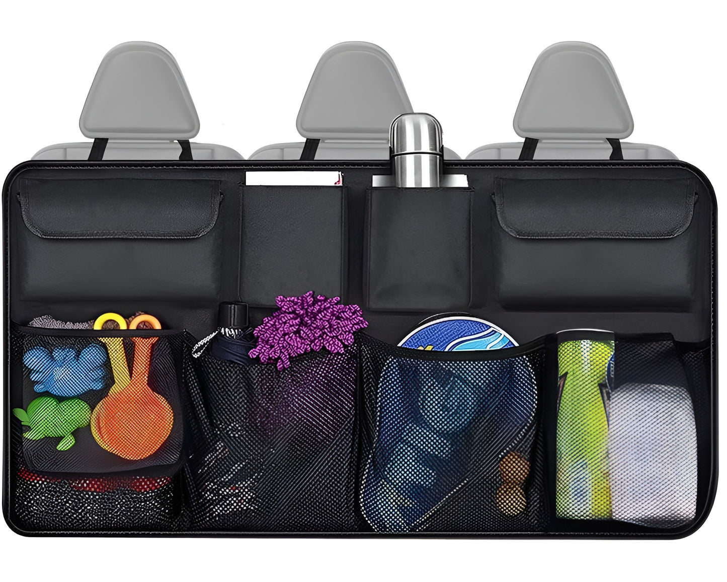 Car Rear Seat Back Storage Bag Multi Use Car Trunk