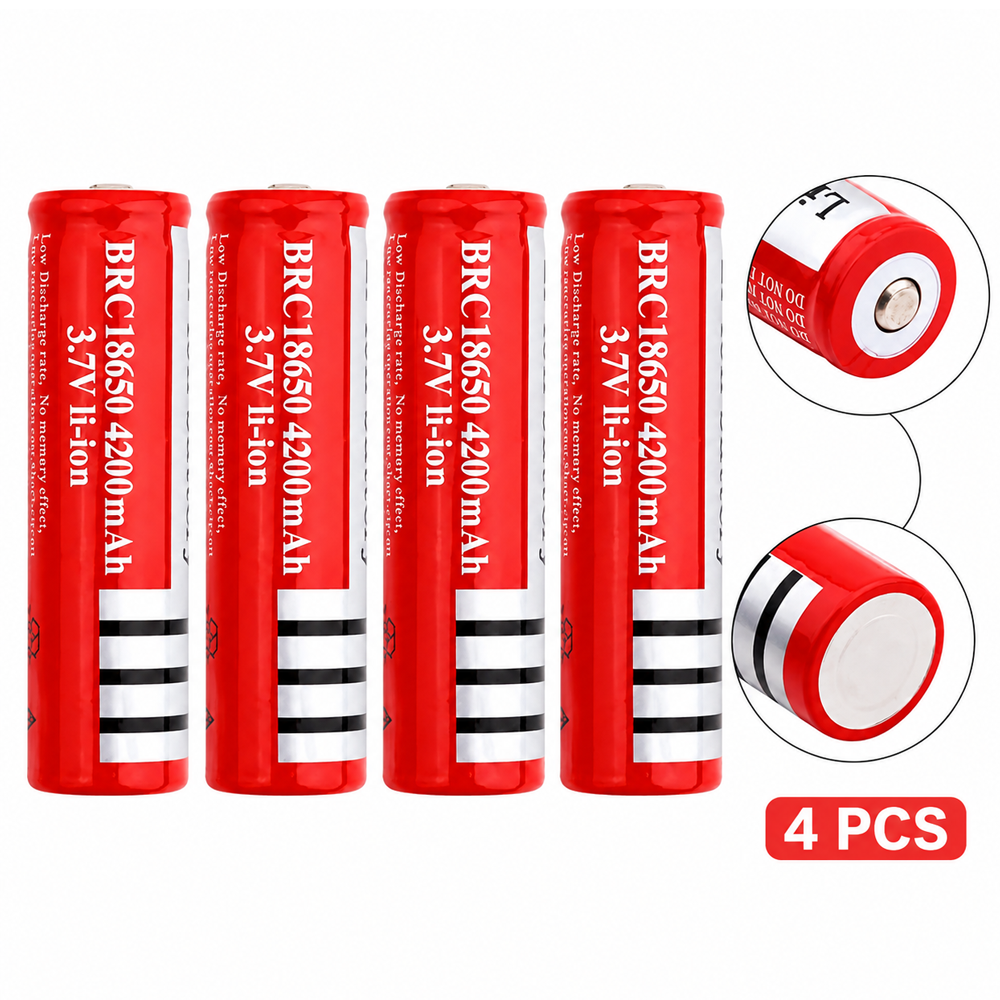 18650 Lithium Li-ion battery Rechargeable