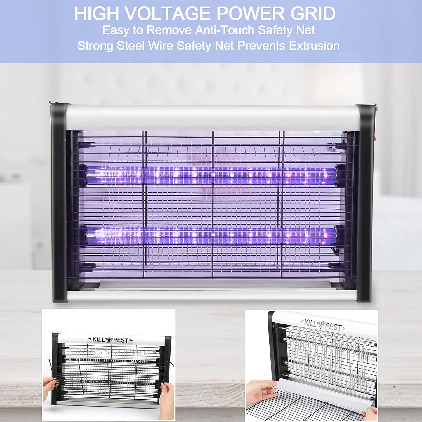 Zapper Electric Insect Mosquito Fly Killer 20W - UV Indoor Lamp Pest Trap