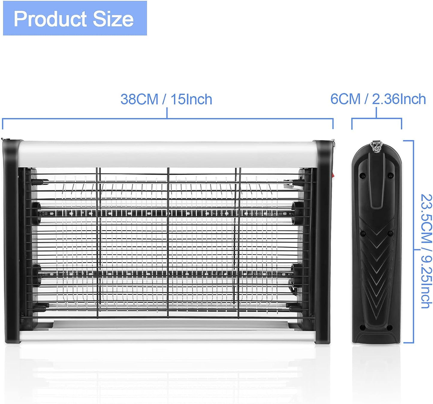 Zapper Electric Insect Mosquito Fly Killer 20W - UV Indoor Lamp Pest Trap
