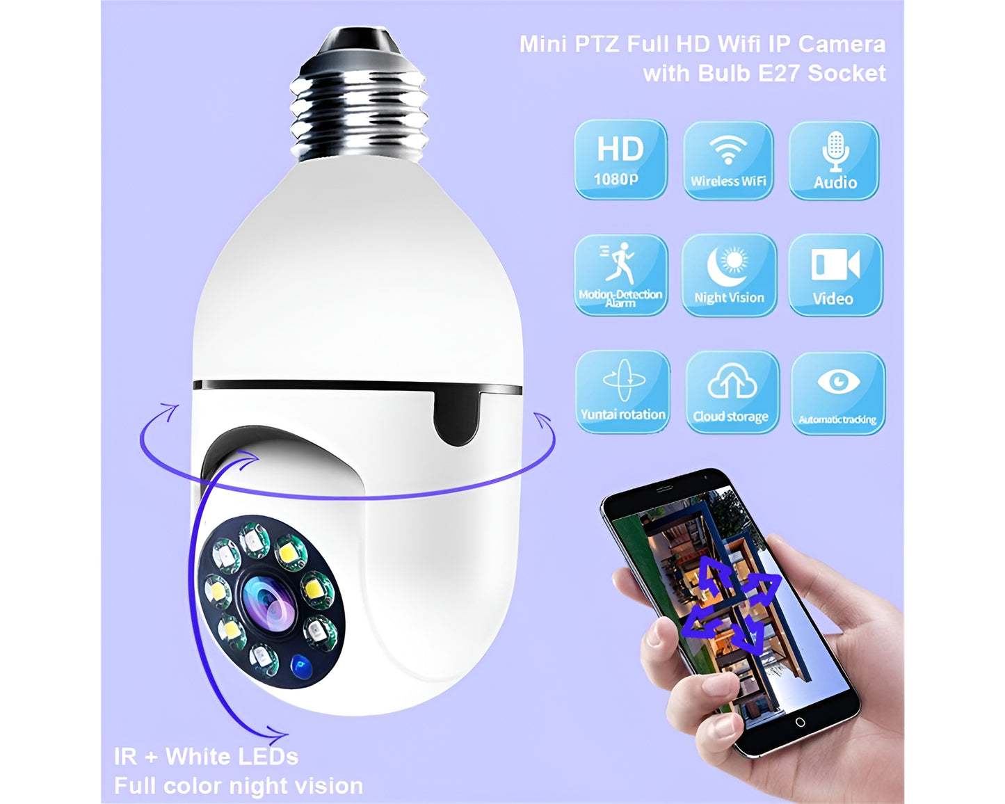 WiFi Home Security Camera Outdoor CCTV