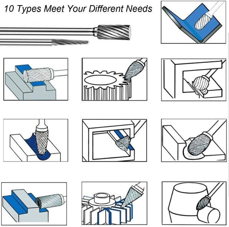 20pcs HSS Router Carbide Engraving Bits and Dremel Router Bits Set