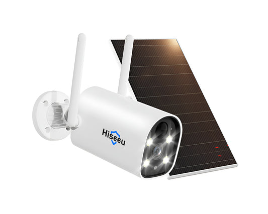 Wireless Battery Powered Outdoor Camera with Solar Panel