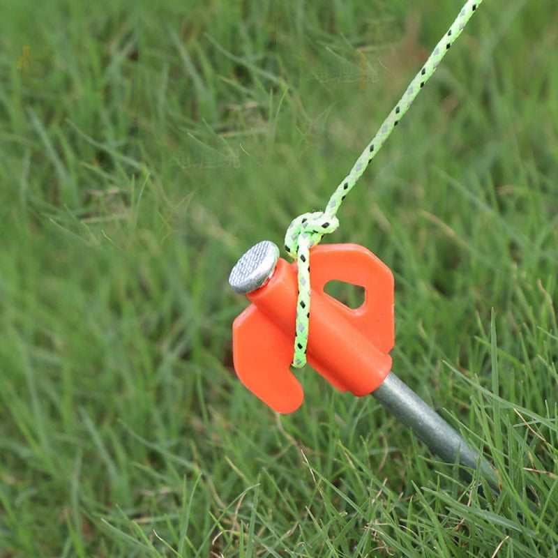 Outdoor Portable Tent Ground Pegs Kit – 21Cm Steel Pegs for Camping, Beach Canopy, and Yard Use