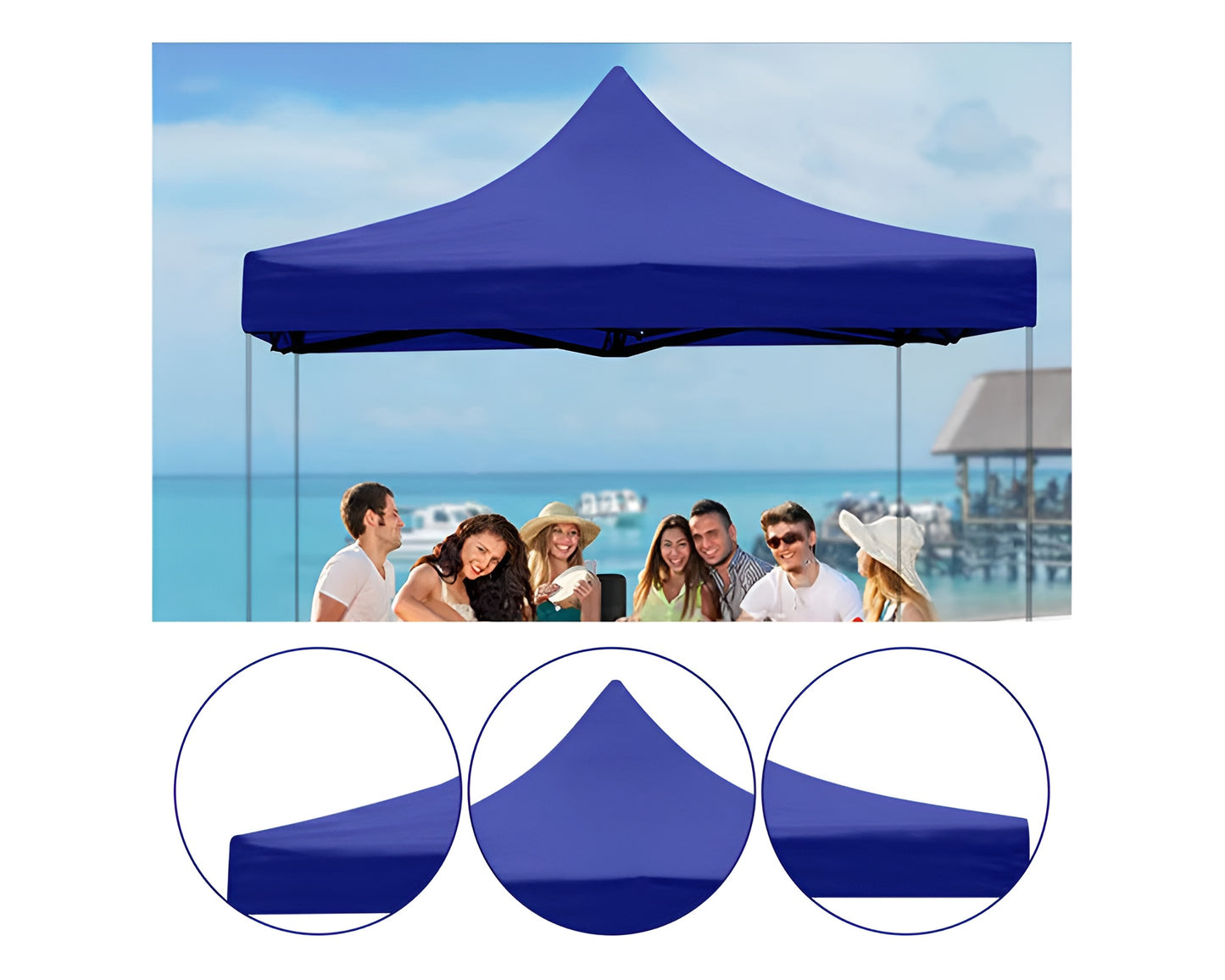 Gazebo Roof /Canopy 2 x 2m 600D Cloth