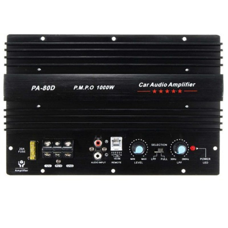 1000W Car Amplifier PA-80D – High Power Mono Bass Amp for 12V Vehicles (NZ)