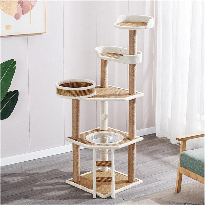 Cat Tree House Cat Scratching Posts Cat Tree Climbing Frame