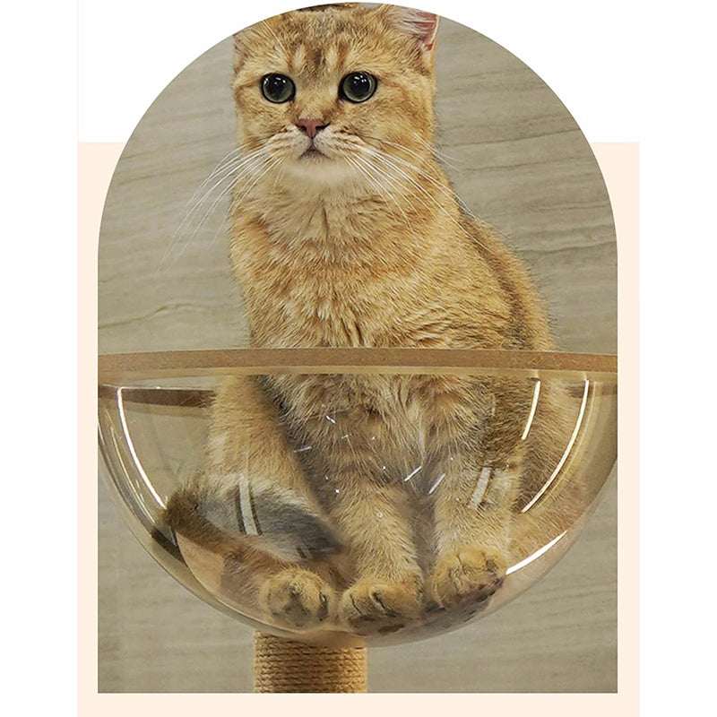 Wood Cat Tree Tower - The Ultimate Retreat for Your Indoor Cats