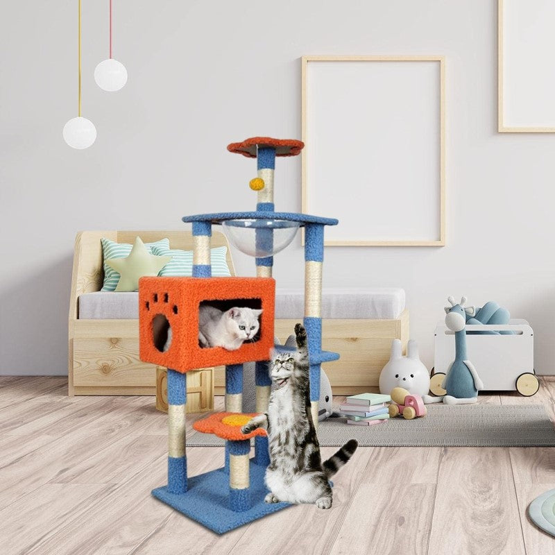 Cat Tree House Scratching Post Condo
