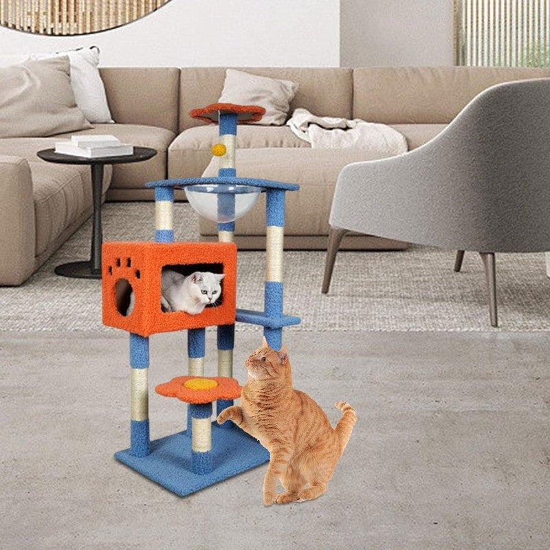 Cat Tree House Scratching Post Condo