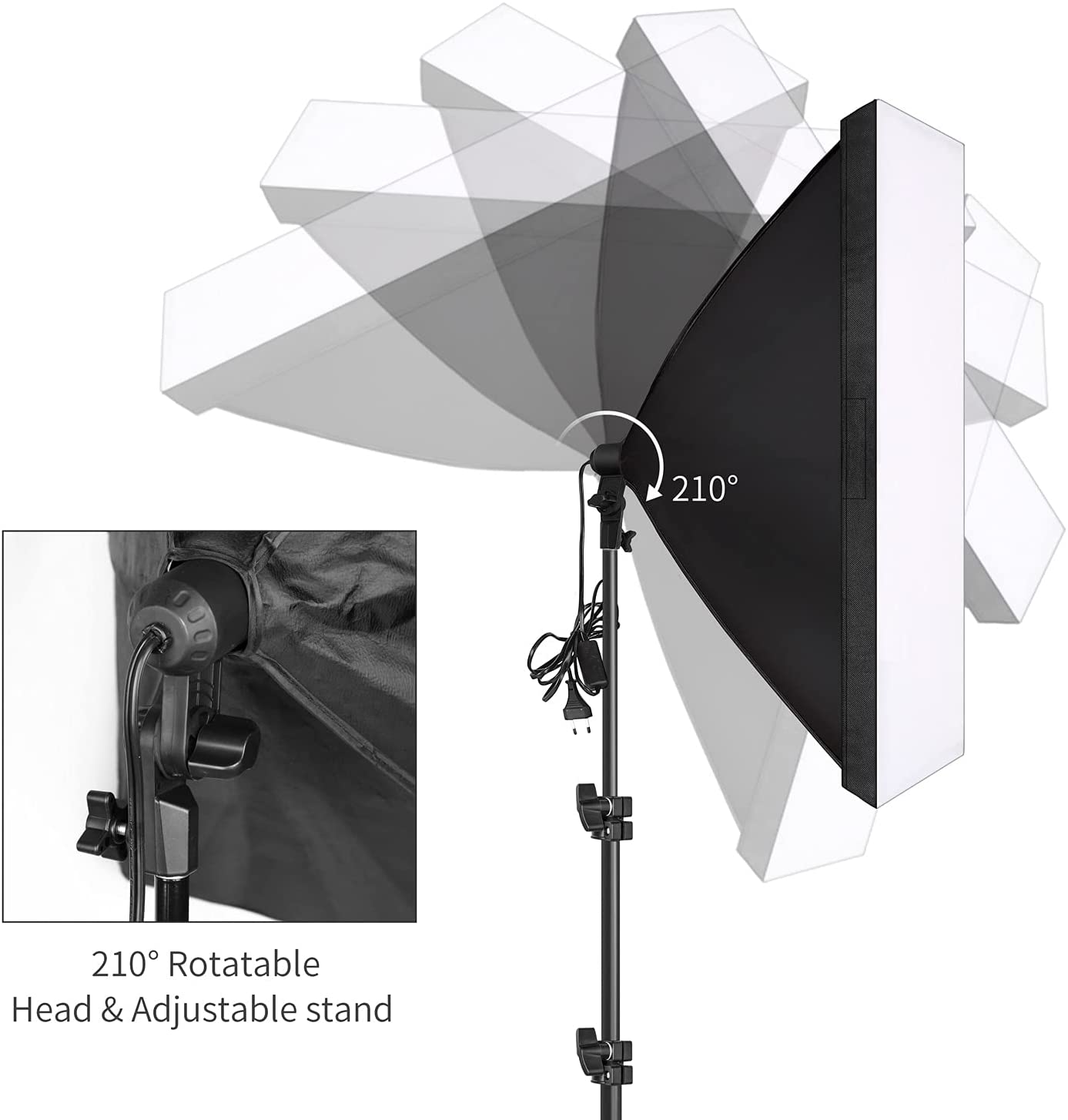 Softbox Lighting Kit Professional Photography Light Studio Kits