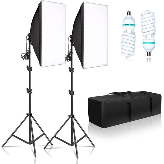 Softbox Lighting Kit Professional Photography Light Studio Kits