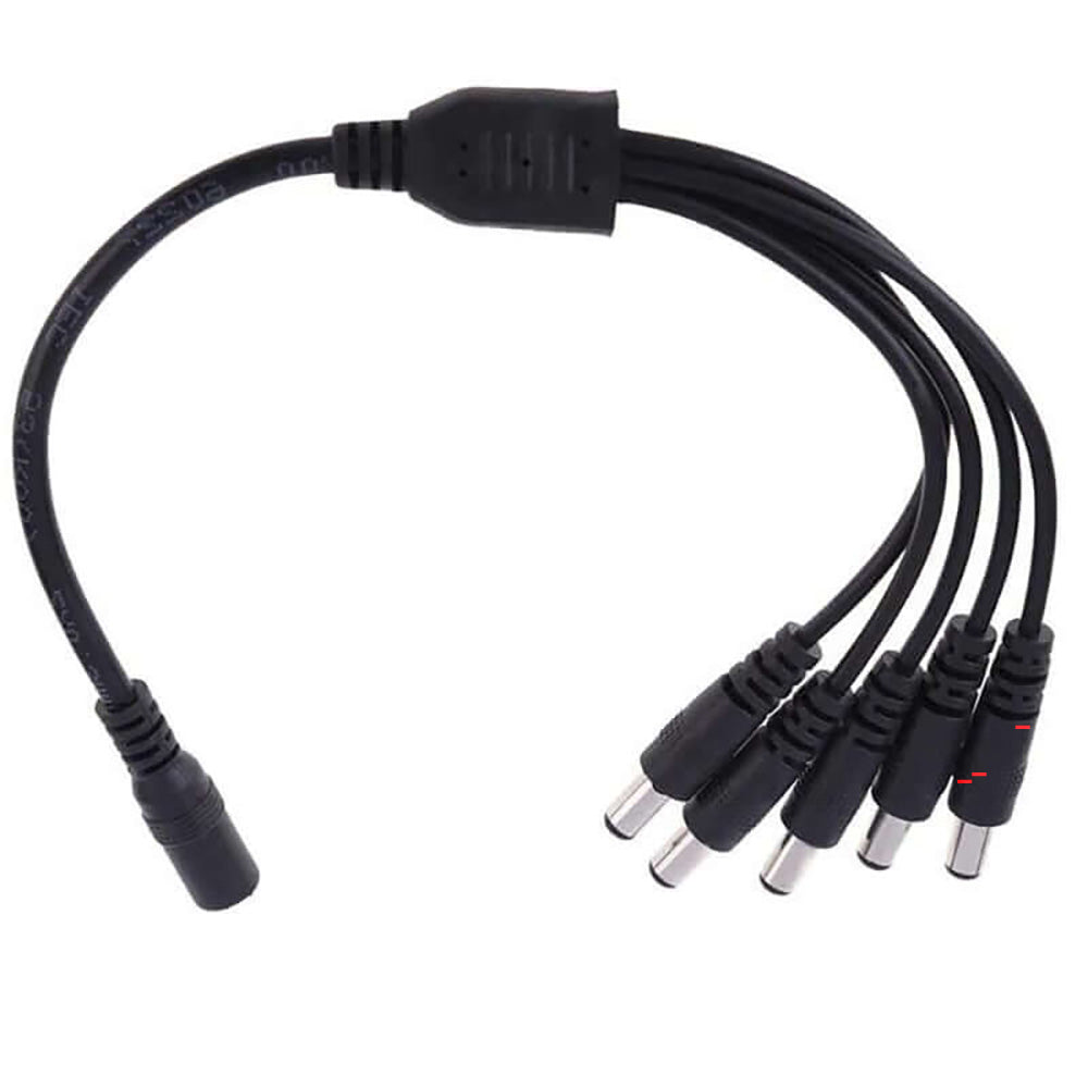 Cctv Security Camera Power Splitter Cable 12V