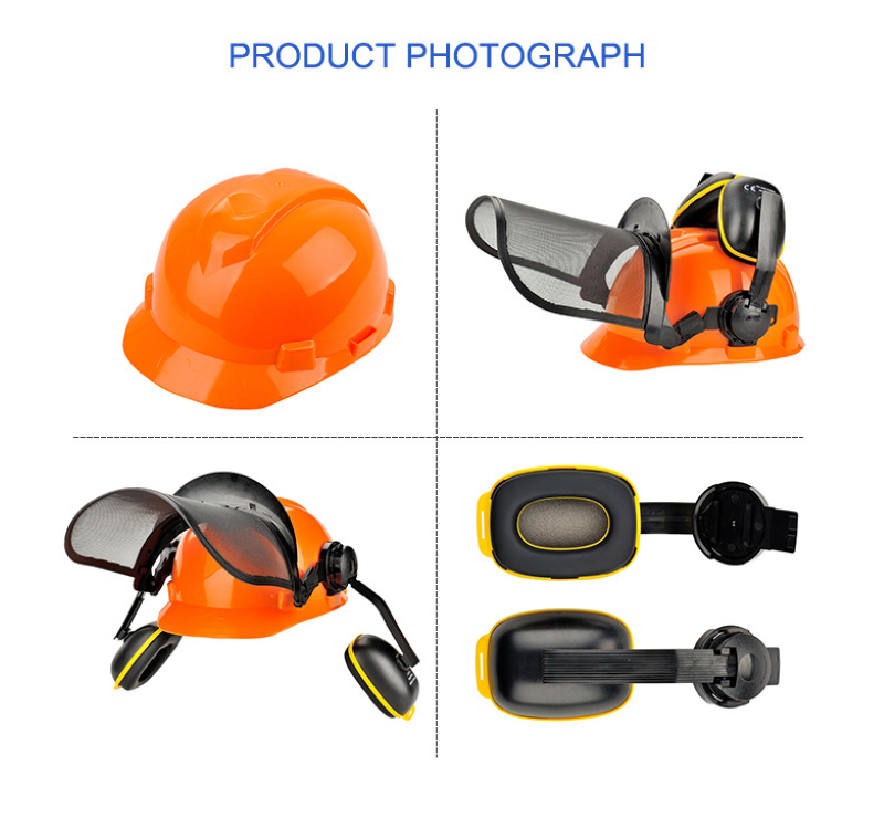 Forestry Chainsaw Safety Helmet - Protective Headgear for Chainsaw