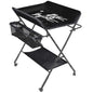 Changing Table Foldable and Portable with Giraffe Pattern (Black)