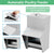 Chicken Feeder 25lbs Galvanized Chicken Feeder Wall Mount Design