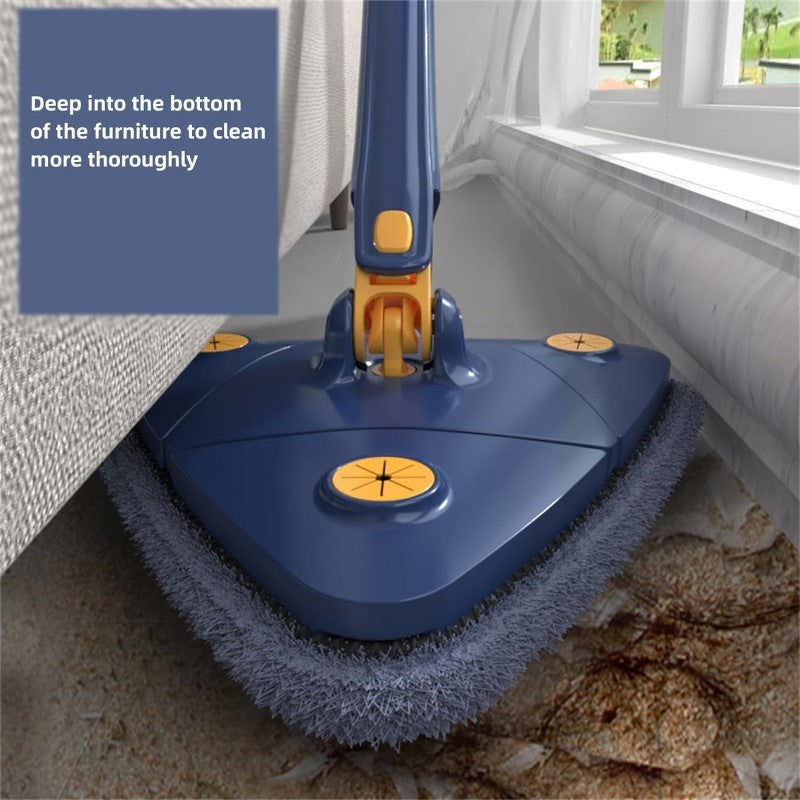Telescopic Triangle Mop 360 Rotatable Spin Cleaning Mop Adjustable