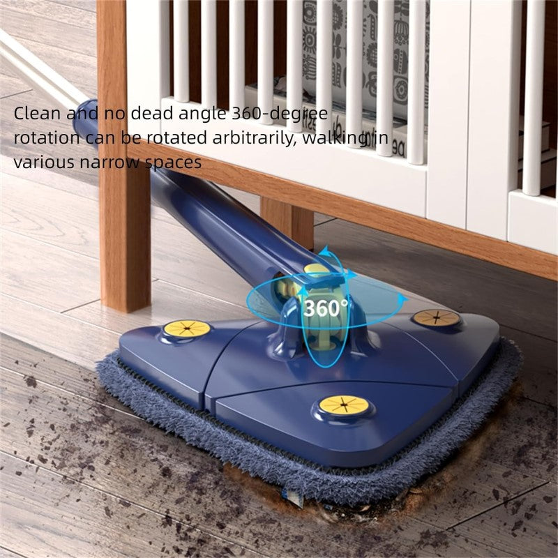 Telescopic Triangle Mop 360 Rotatable Spin Cleaning Mop Adjustable