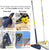 Triangle Cleaning Mop with Wiper Strip – 360° Rotating Cleaning Mop for Wet & Dry Use