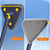 Triangle Cleaning Mop with Wiper Strip – 360° Rotating Cleaning Mop for Wet & Dry Use