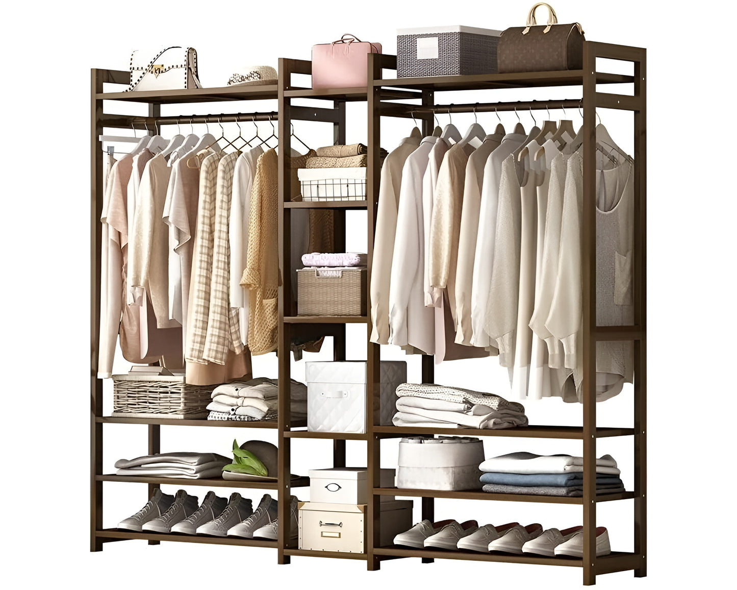 Bamboo Heavy Duty Garment Rack