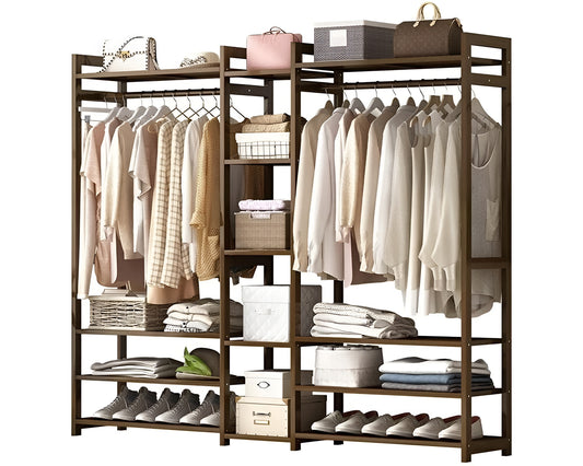 Bamboo Heavy Duty Garment Rack