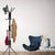 Free-Standing Coat Rack Metal Stand – 12-Hook Organizer for Jackets, Handbags, Hats, and More | Hall Tree Entry-Way Furniture for Home or Office