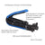 Coaxial Cable Crimper Tool