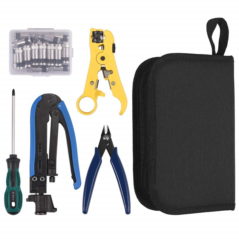 Coaxial Cable Crimper Tool