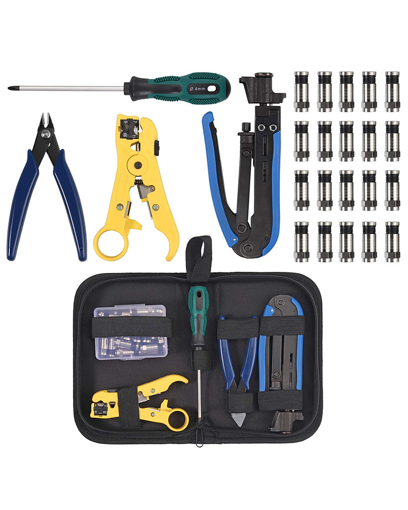 Coaxial Cable Crimper Tool