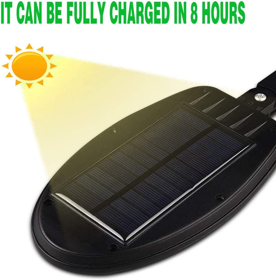 LED 72 COB Solar Powered PIR Motion Sensor Security Wall Light