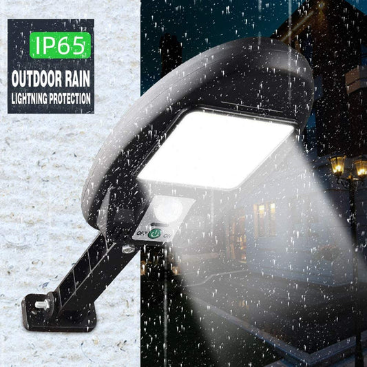 LED 72 COB Solar Powered PIR Motion Sensor Security Wall Light