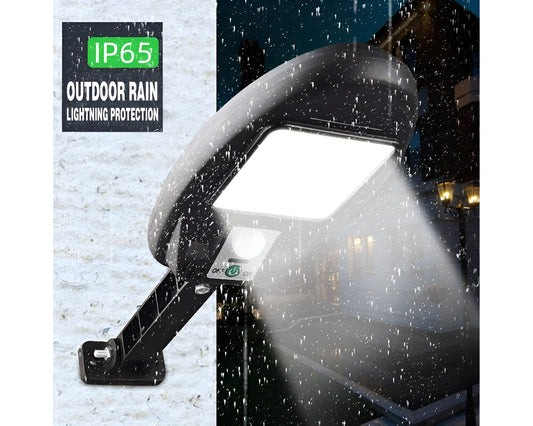 Solar Powered PIR Motion Sensor Security Wall Light