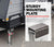 Drop Down Corner Steady Legs Handle Steel Base 2 PCS