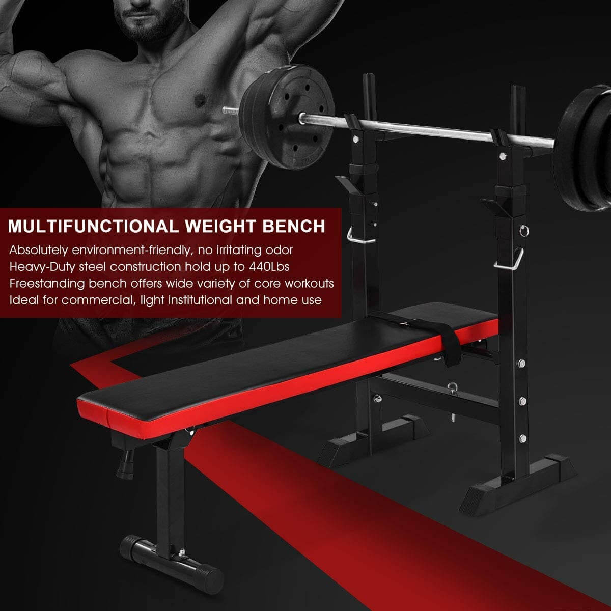 Weight Bench, Adjustable Weight Bench