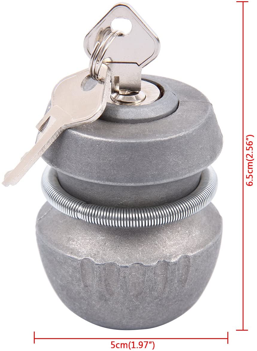 Universal Hitchlock Trailer Anti-Theft Lock – Tow Ball Lock, Caravan Lock, Trailer Coupling Lock