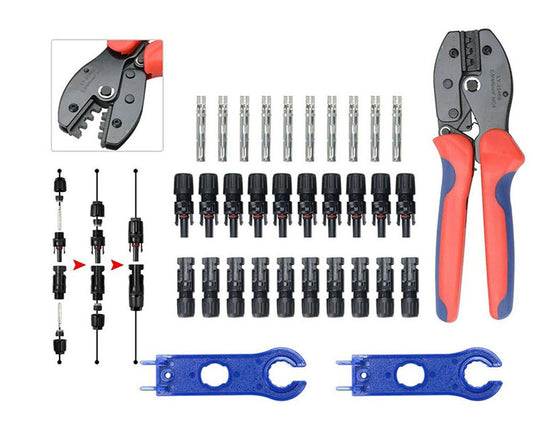 Solar Crimper MC4 PV Crimping Pliers Cable Terminals Tool Panel Cable Connector