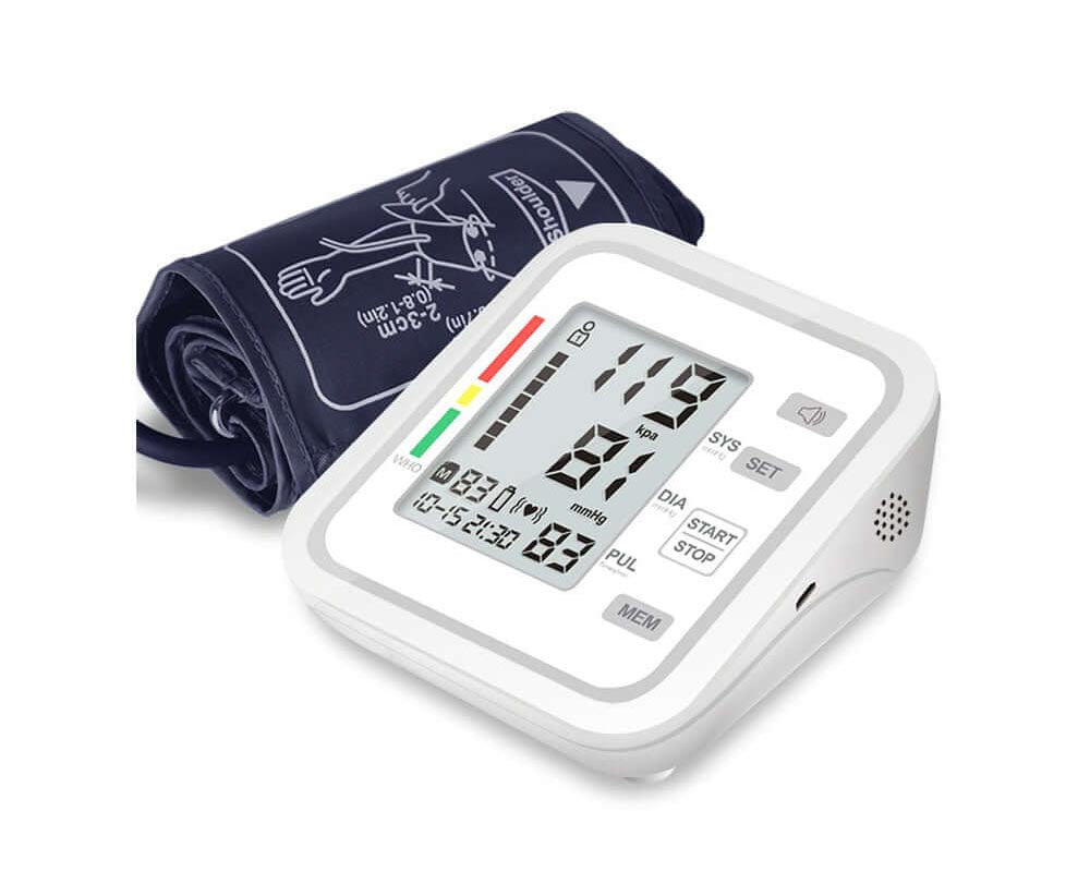 Blood Pressure Monitor Automatic Upper Arm BP Machine with Larger Cuff