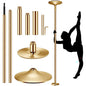 Dancing Pole for Home Fitness - Portable Rotating Dancing Pole with Adjustable Height