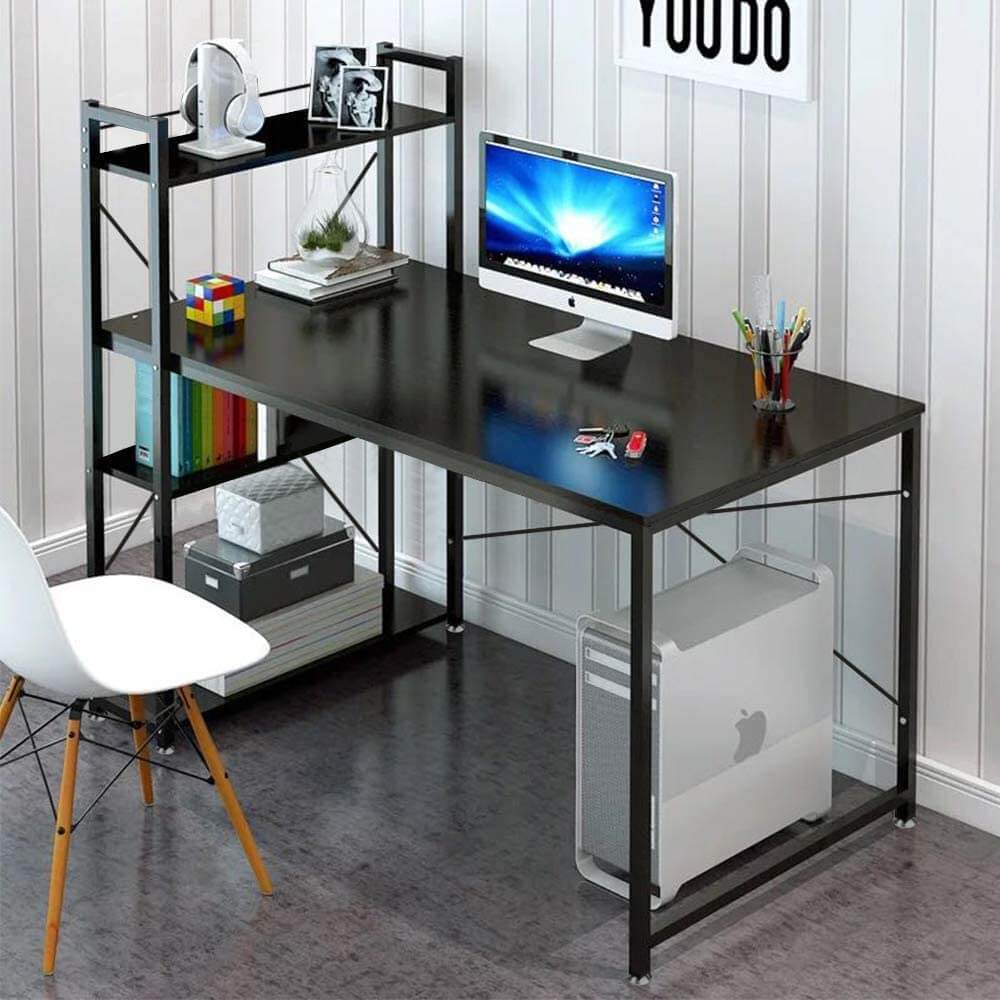 Computer Desk with Bookshelf