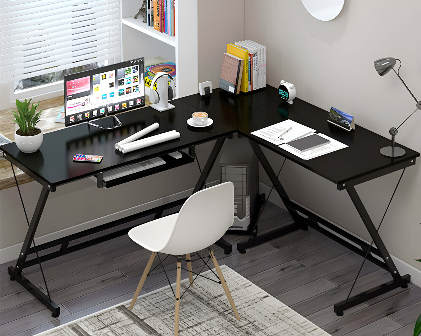 L Shaped Desk Home Office Corner Desk