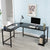Corner Desk - Keyboard Tray