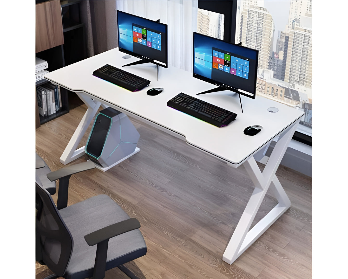 Computer Desk Office Desk Homework Station Study Desk 1.2m